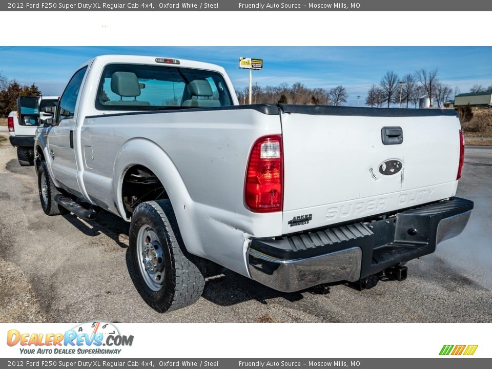 2012 Ford F250 Super Duty XL Regular Cab 4x4 Oxford White / Steel Photo #6