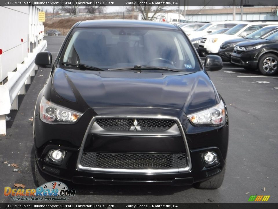 2012 Mitsubishi Outlander Sport SE 4WD Labrador Black / Black Photo #3