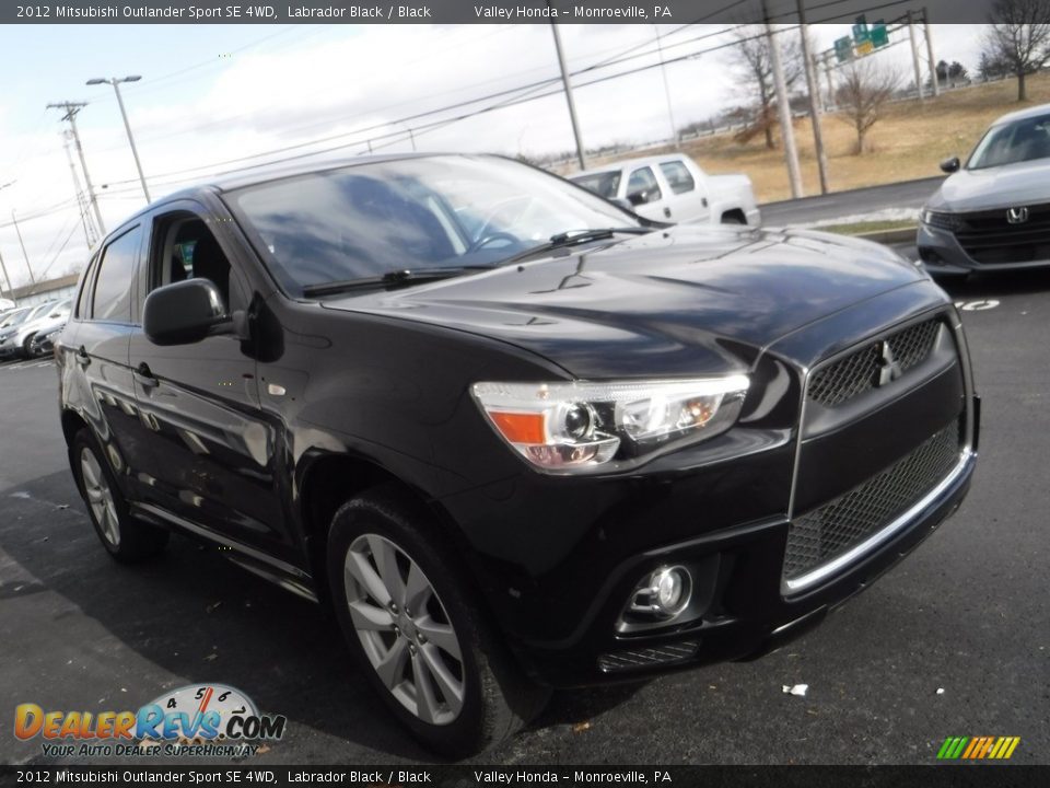 2012 Mitsubishi Outlander Sport SE 4WD Labrador Black / Black Photo #4