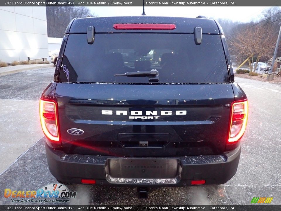 2021 Ford Bronco Sport Outer Banks 4x4 Alto Blue Metallic / Ebony/Roast Photo #3