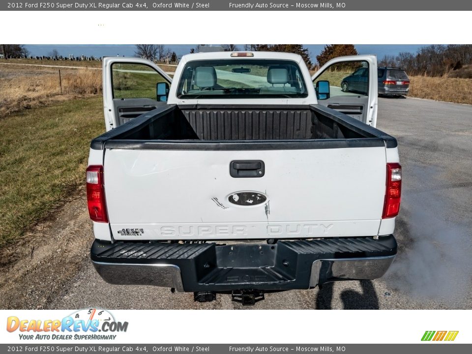 2012 Ford F250 Super Duty XL Regular Cab 4x4 Oxford White / Steel Photo #20