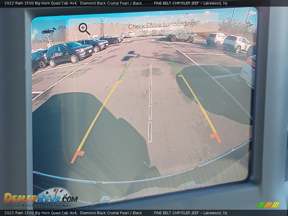 2022 Ram 1500 Big Horn Quad Cab 4x4 Diamond Black Crystal Pearl / Black Photo #10