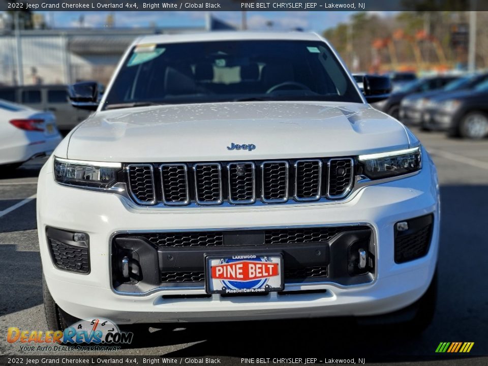 2022 Jeep Grand Cherokee L Overland 4x4 Bright White / Global Black Photo #2