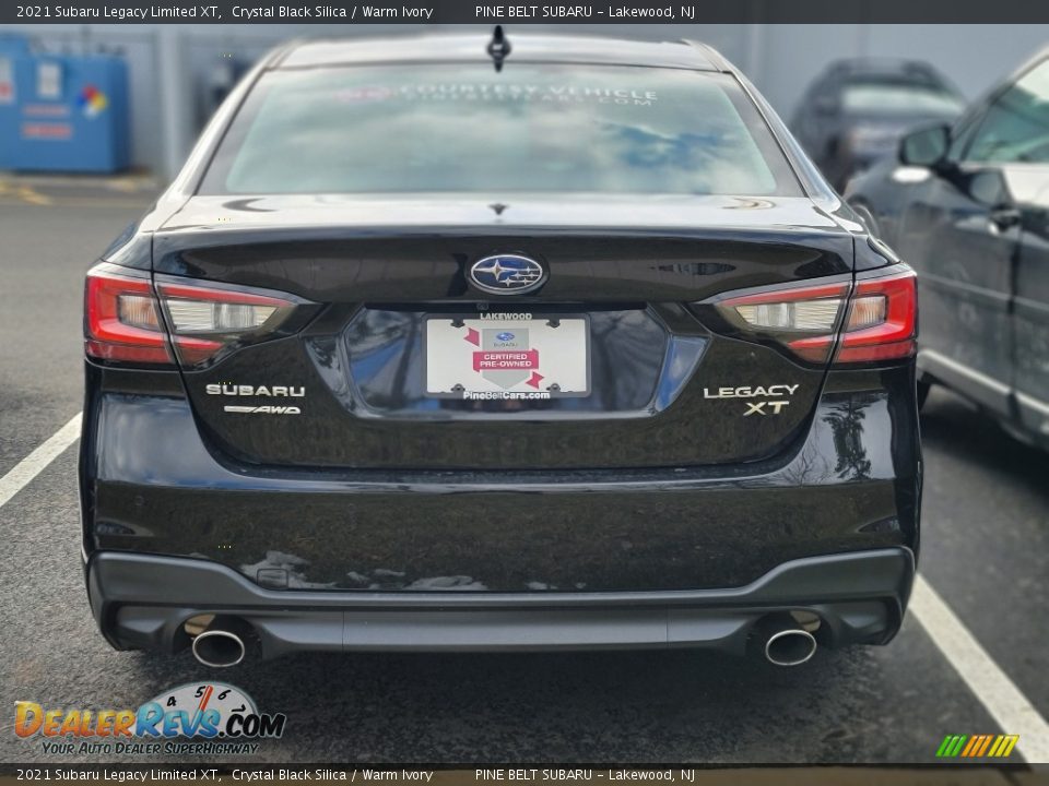 2021 Subaru Legacy Limited XT Crystal Black Silica / Warm Ivory Photo #4