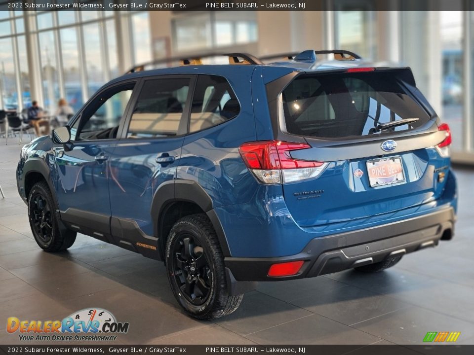 Geyser Blue 2022 Subaru Forester Wilderness Photo #3