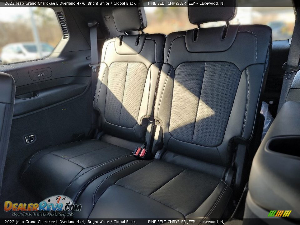 Rear Seat of 2022 Jeep Grand Cherokee L Overland 4x4 Photo #7
