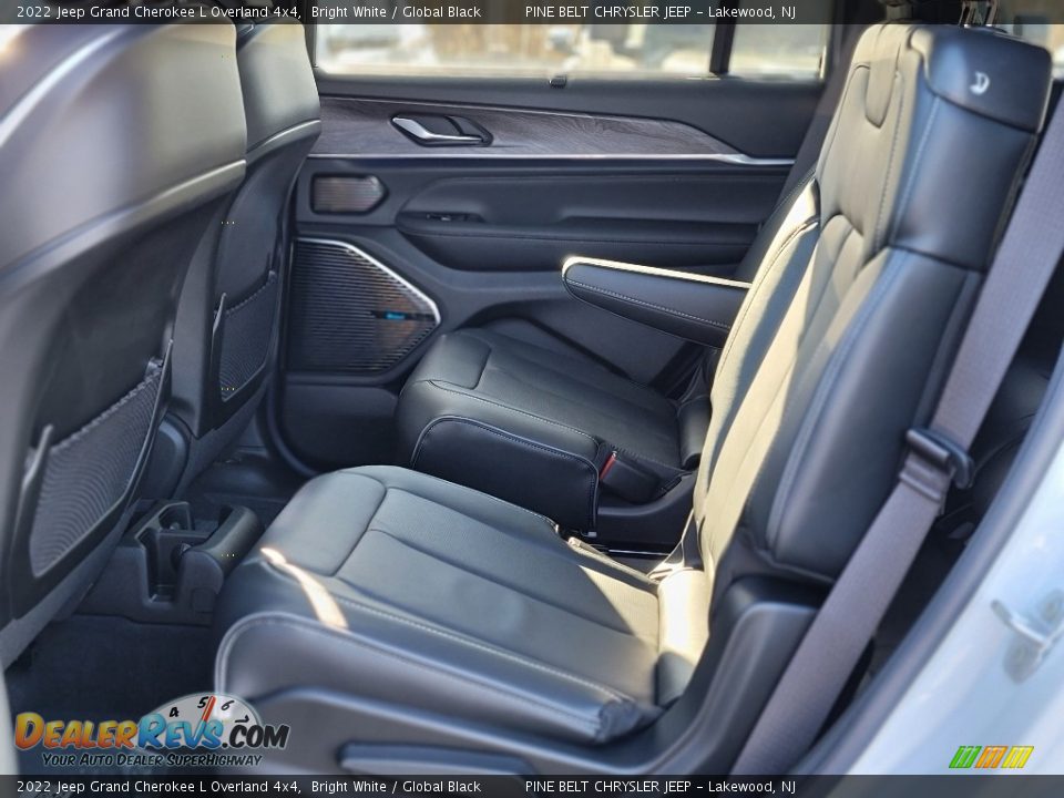 Rear Seat of 2022 Jeep Grand Cherokee L Overland 4x4 Photo #8