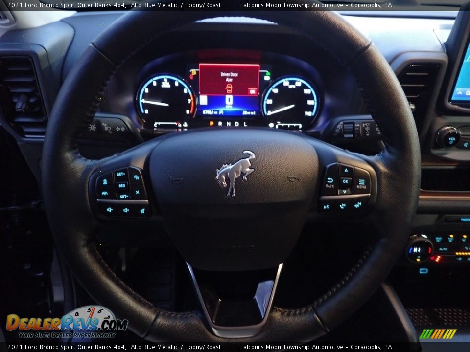 2021 Ford Bronco Sport Outer Banks 4x4 Steering Wheel Photo #24