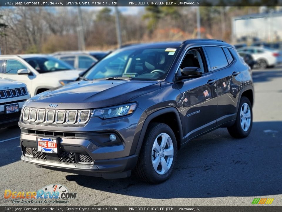 2022 Jeep Compass Latitude 4x4 Granite Crystal Metallic / Black Photo #1