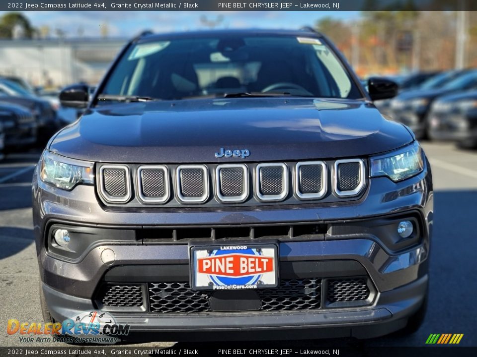 2022 Jeep Compass Latitude 4x4 Granite Crystal Metallic / Black Photo #2