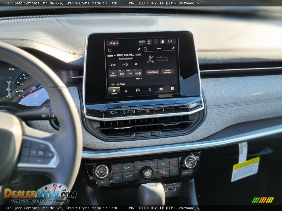 2022 Jeep Compass Latitude 4x4 Granite Crystal Metallic / Black Photo #7