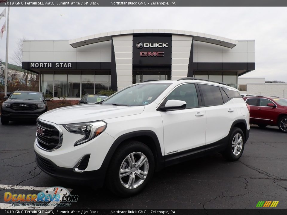 2019 GMC Terrain SLE AWD Summit White / Jet Black Photo #1