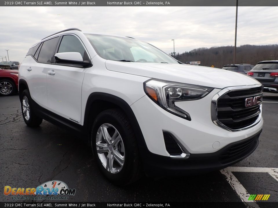 2019 GMC Terrain SLE AWD Summit White / Jet Black Photo #4