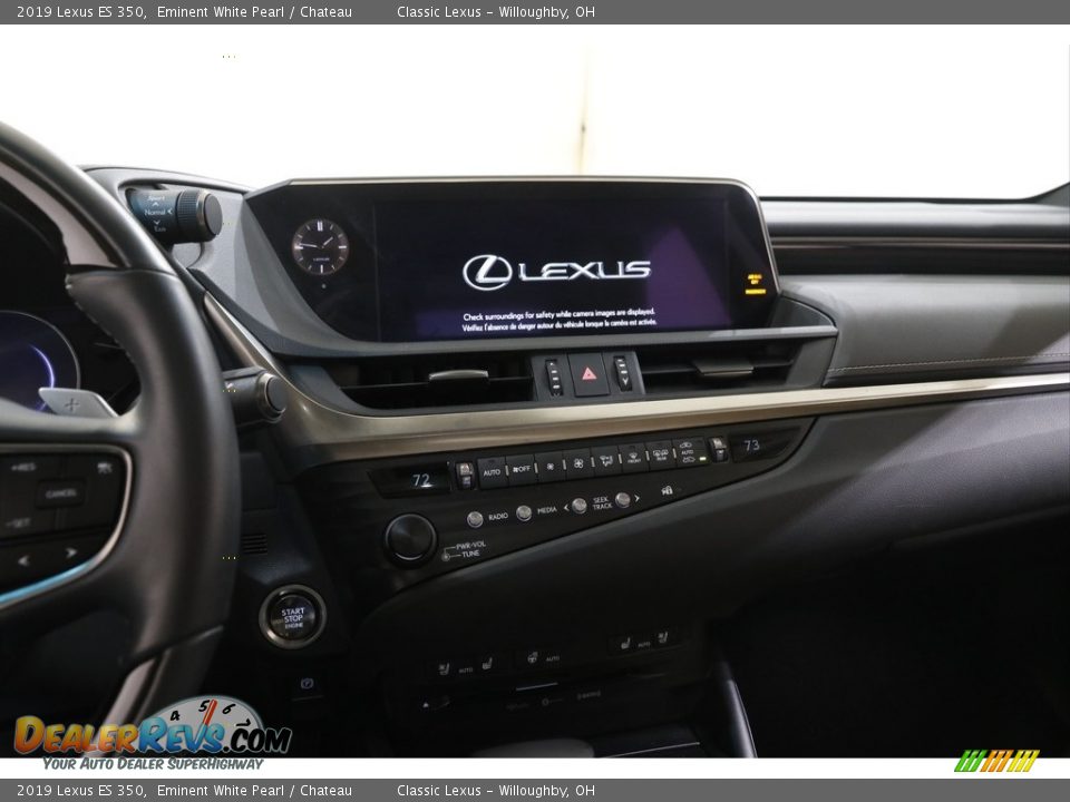 2019 Lexus ES 350 Eminent White Pearl / Chateau Photo #9