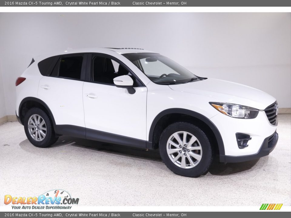 2016 Mazda CX-5 Touring AWD Crystal White Pearl Mica / Black Photo #1