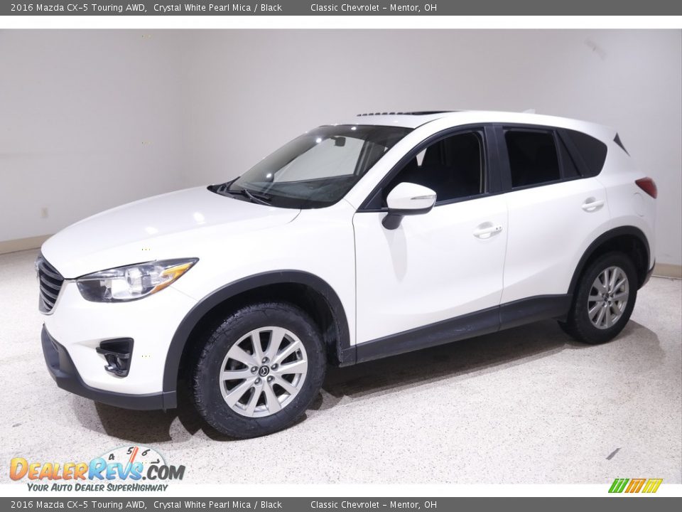 2016 Mazda CX-5 Touring AWD Crystal White Pearl Mica / Black Photo #3