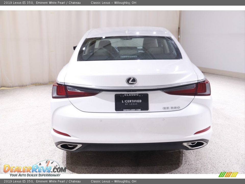 2019 Lexus ES 350 Eminent White Pearl / Chateau Photo #20