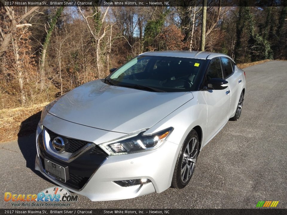 2017 Nissan Maxima SV Brilliant Silver / Charcoal Photo #1