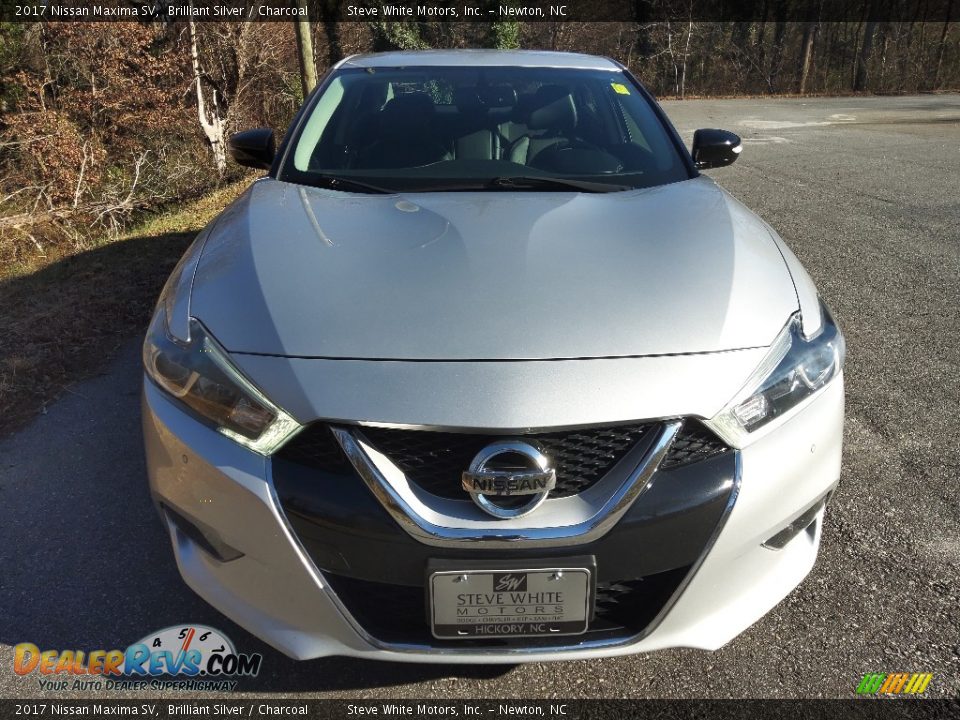 2017 Nissan Maxima SV Brilliant Silver / Charcoal Photo #3