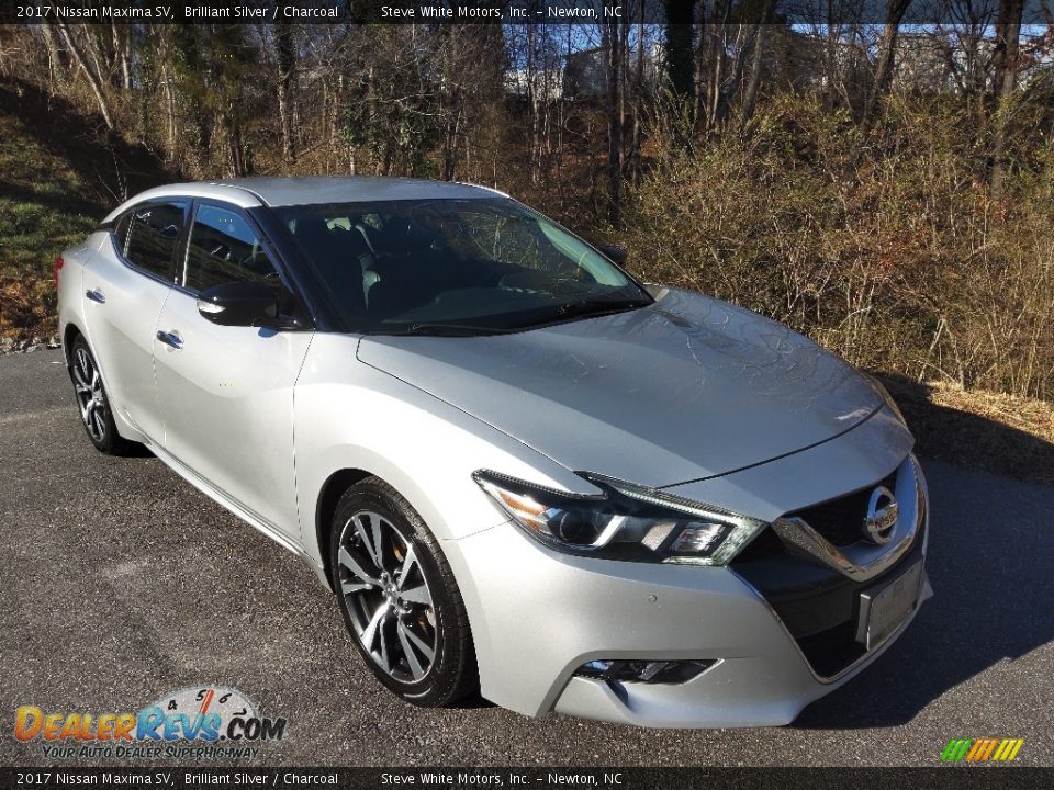 2017 Nissan Maxima SV Brilliant Silver / Charcoal Photo #4