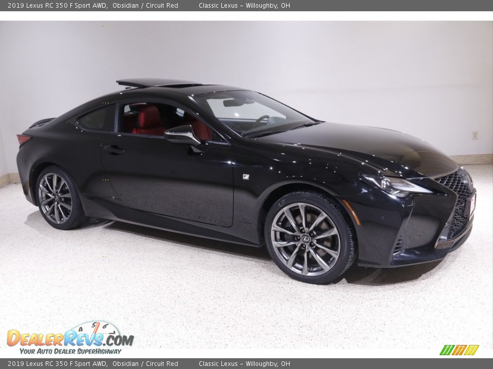 Obsidian 2019 Lexus RC 350 F Sport AWD Photo #1