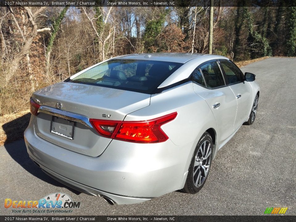 2017 Nissan Maxima SV Brilliant Silver / Charcoal Photo #6