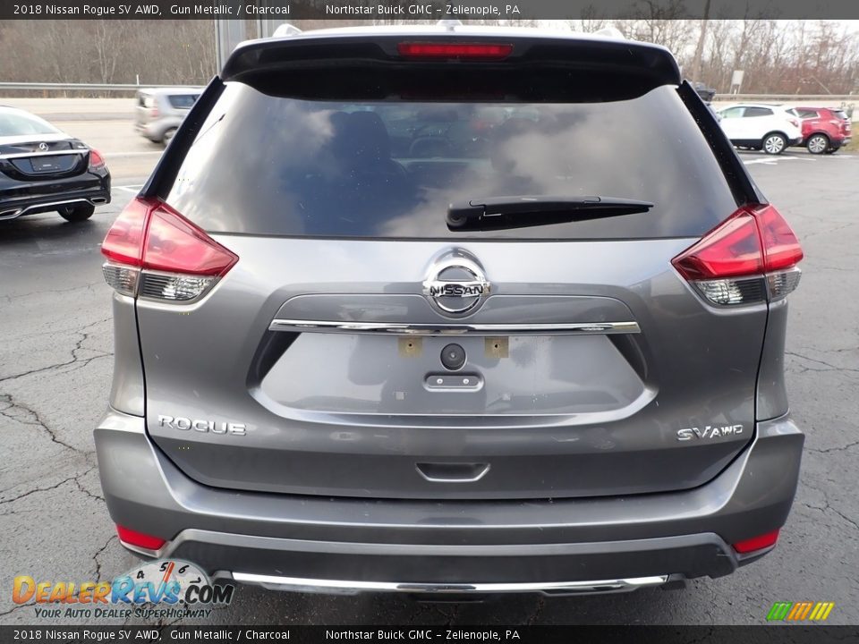 2018 Nissan Rogue SV AWD Gun Metallic / Charcoal Photo #10