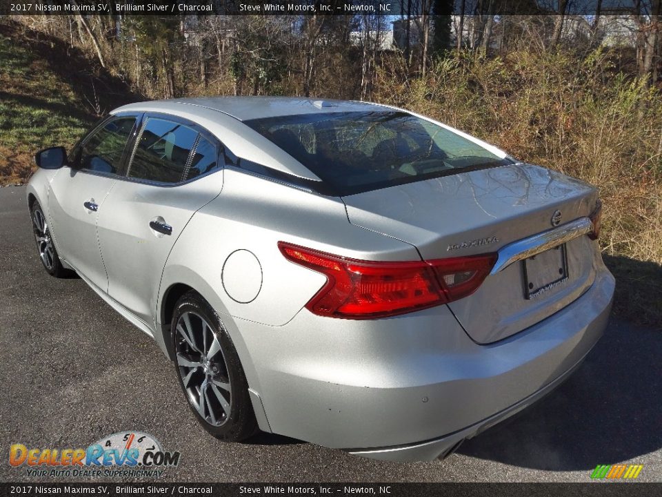 2017 Nissan Maxima SV Brilliant Silver / Charcoal Photo #8