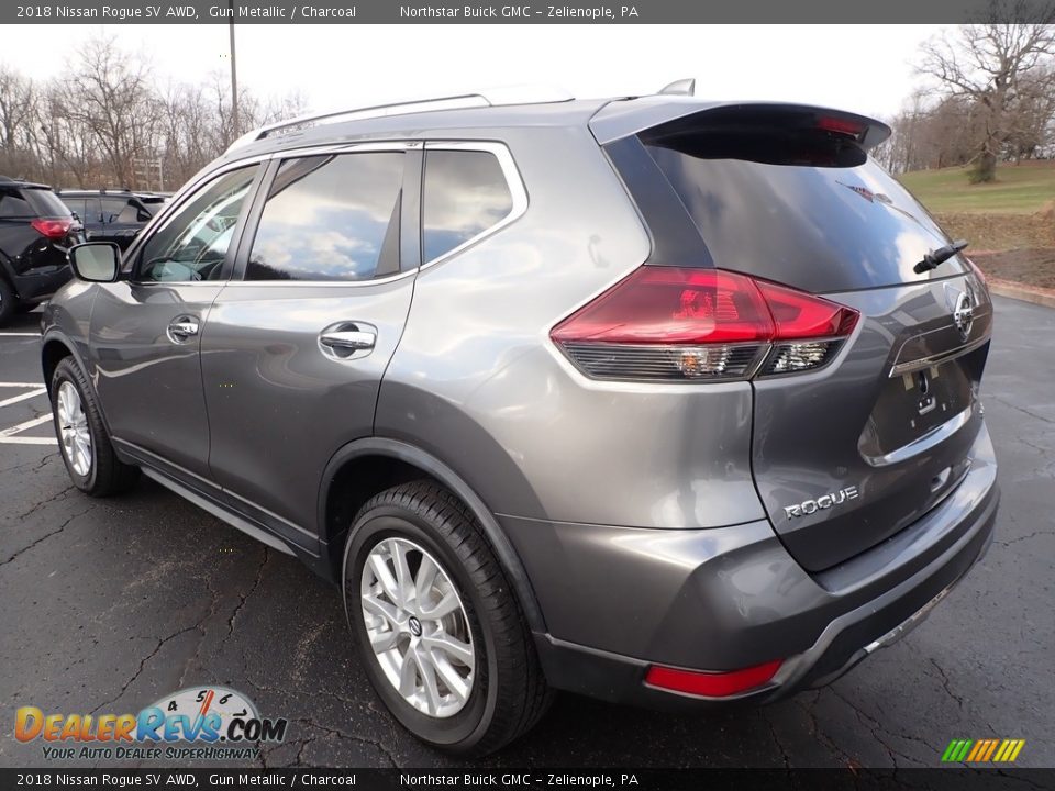 2018 Nissan Rogue SV AWD Gun Metallic / Charcoal Photo #13