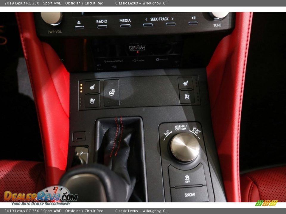 Controls of 2019 Lexus RC 350 F Sport AWD Photo #16