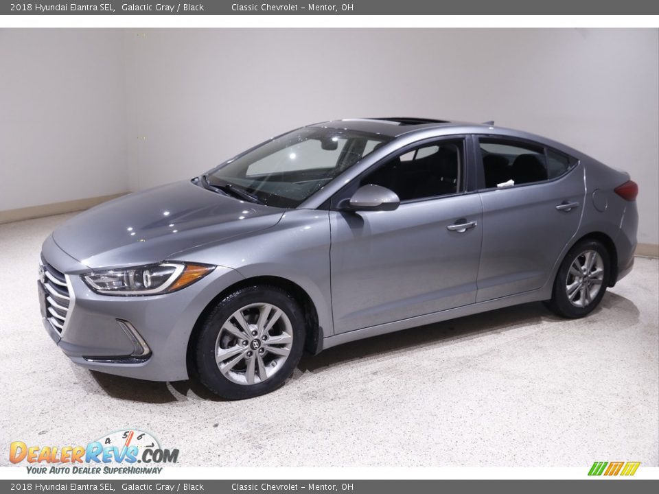 2018 Hyundai Elantra SEL Galactic Gray / Black Photo #3