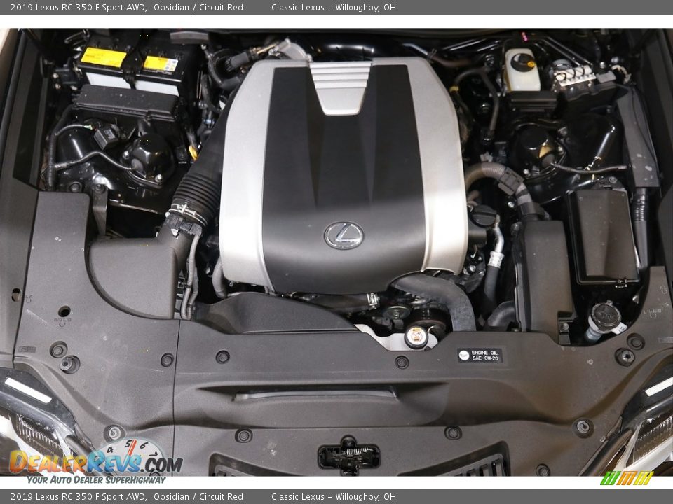 2019 Lexus RC 350 F Sport AWD 3.5 Liter DOHC 24-Valve VVT-i V6 Engine Photo #21