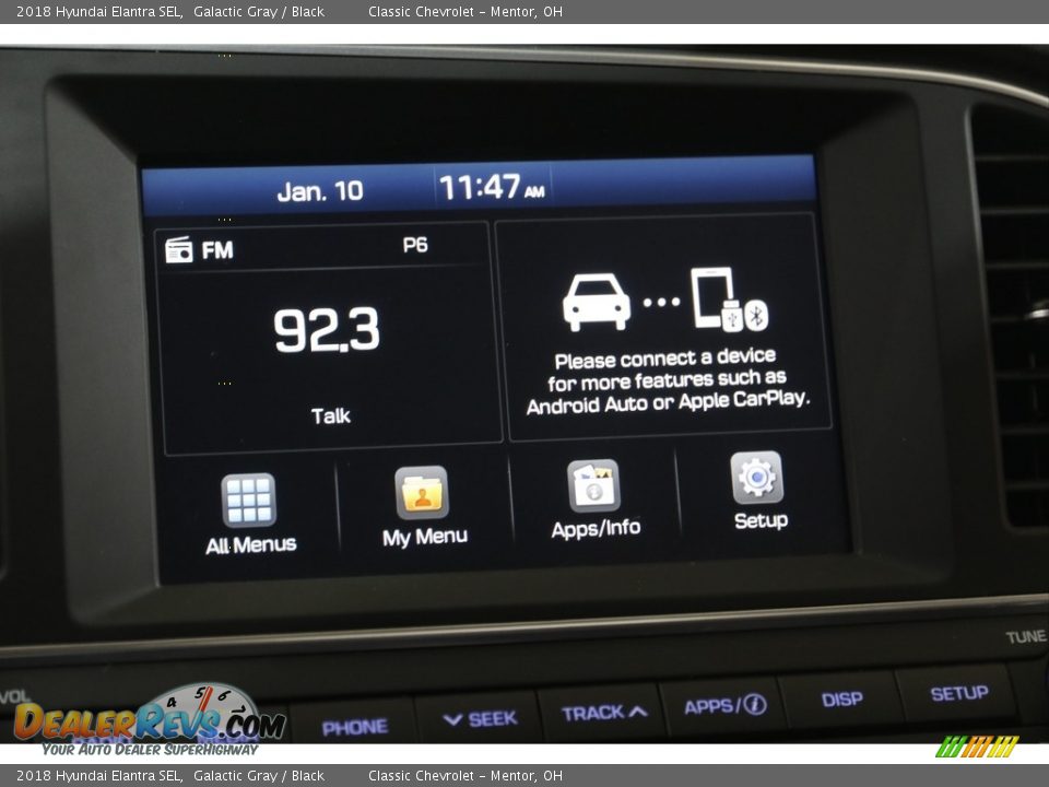 2018 Hyundai Elantra SEL Galactic Gray / Black Photo #10