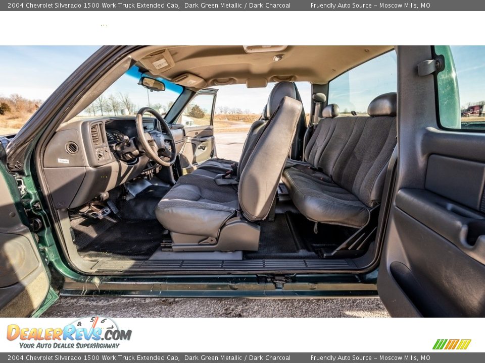 Dark Charcoal Interior - 2004 Chevrolet Silverado 1500 Work Truck Extended Cab Photo #18