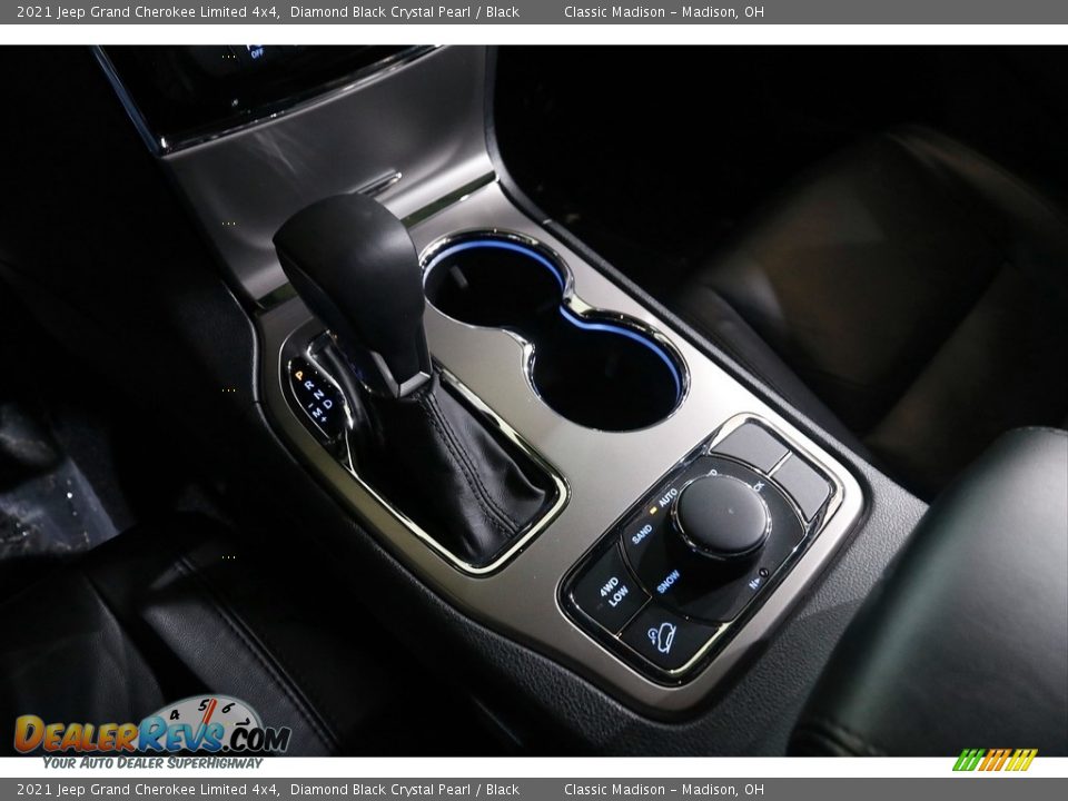 2021 Jeep Grand Cherokee Limited 4x4 Diamond Black Crystal Pearl / Black Photo #14