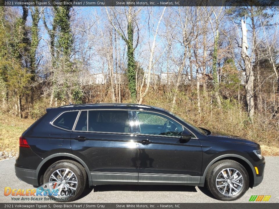 2021 Volkswagen Tiguan S Deep Black Pearl / Storm Gray Photo #6