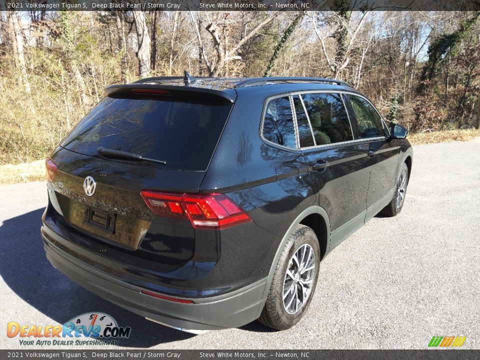 2021 Volkswagen Tiguan S Deep Black Pearl / Storm Gray Photo #7