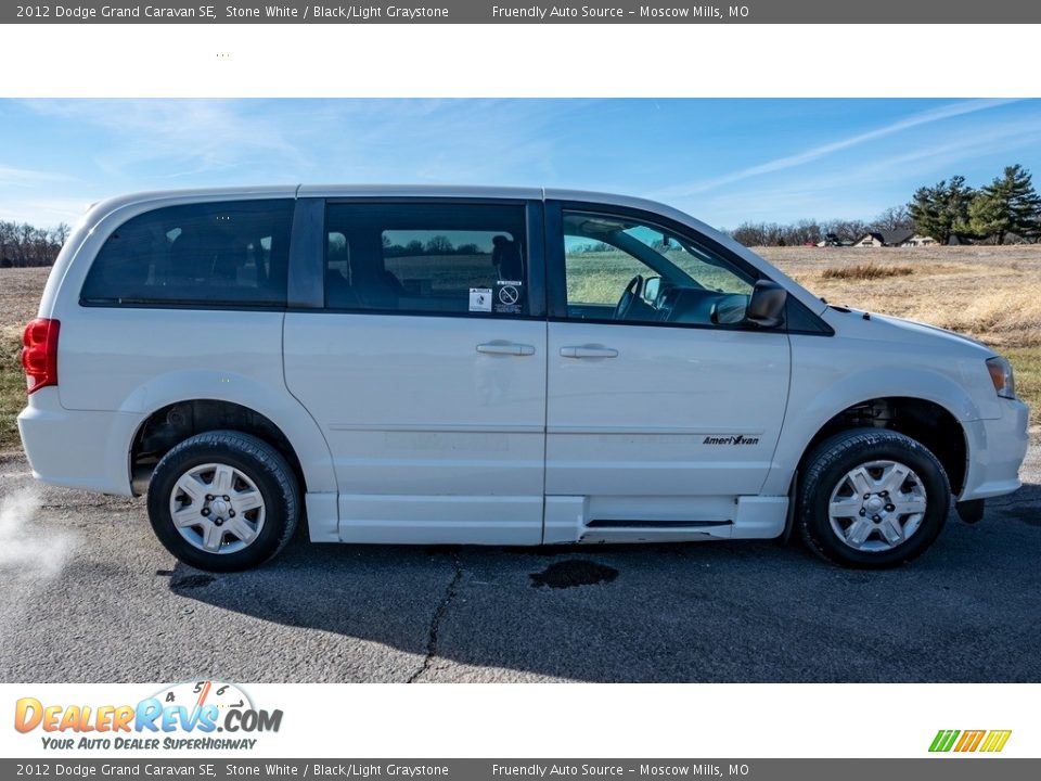 2012 Dodge Grand Caravan SE Stone White / Black/Light Graystone Photo #3