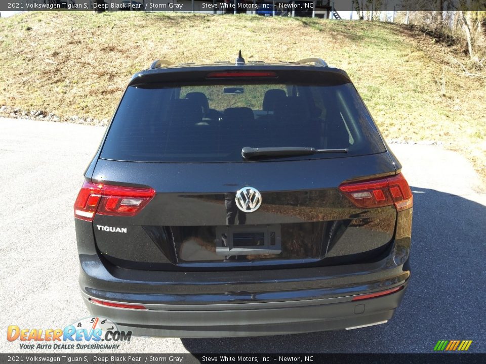 2021 Volkswagen Tiguan S Deep Black Pearl / Storm Gray Photo #8