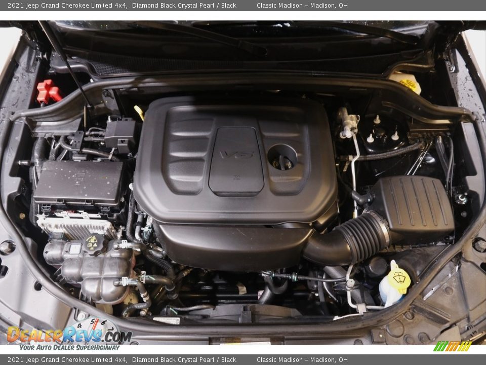 2021 Jeep Grand Cherokee Limited 4x4 Diamond Black Crystal Pearl / Black Photo #20