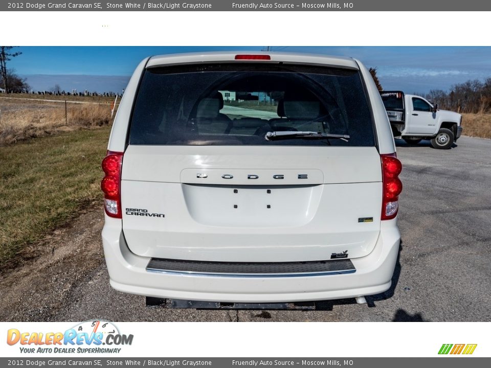 2012 Dodge Grand Caravan SE Stone White / Black/Light Graystone Photo #5