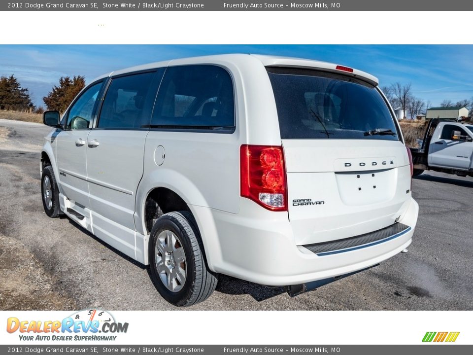 2012 Dodge Grand Caravan SE Stone White / Black/Light Graystone Photo #6