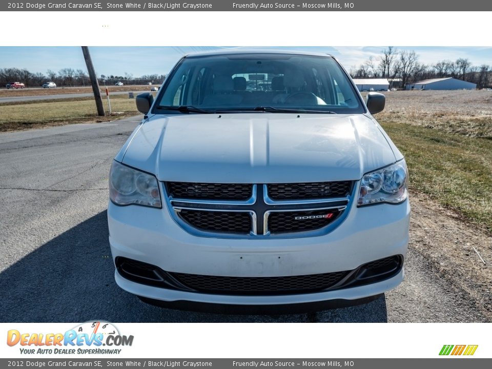 2012 Dodge Grand Caravan SE Stone White / Black/Light Graystone Photo #9