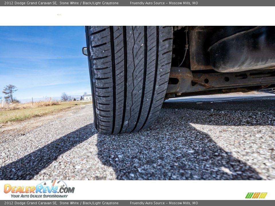 2012 Dodge Grand Caravan SE Stone White / Black/Light Graystone Photo #14