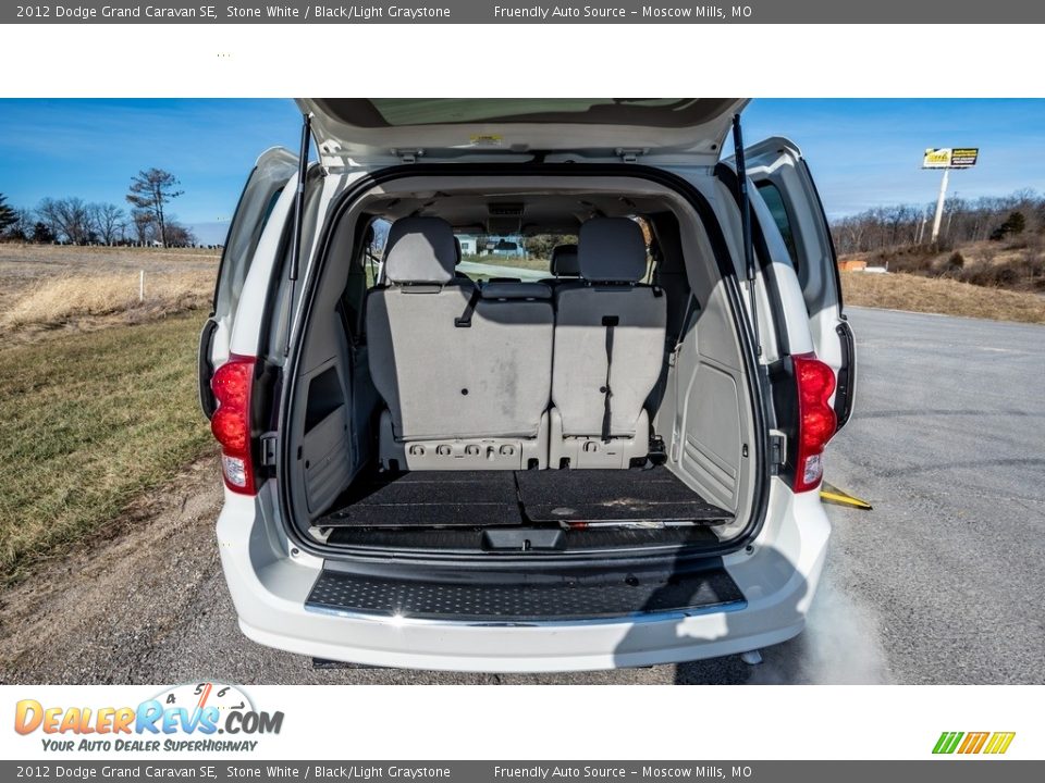 2012 Dodge Grand Caravan SE Stone White / Black/Light Graystone Photo #22