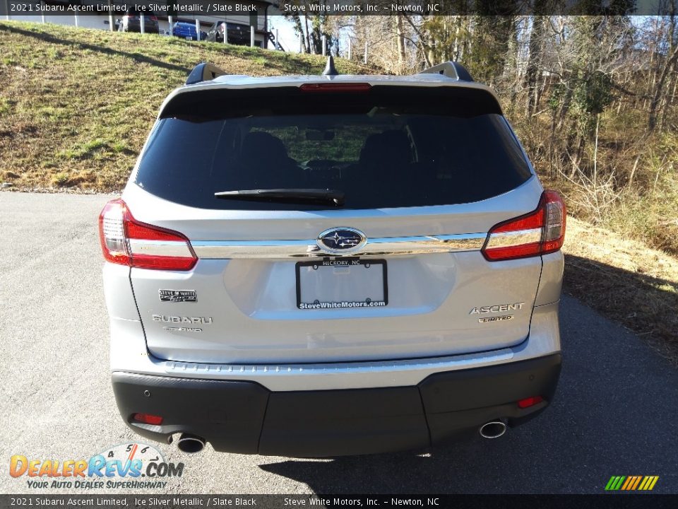 2021 Subaru Ascent Limited Ice Silver Metallic / Slate Black Photo #8