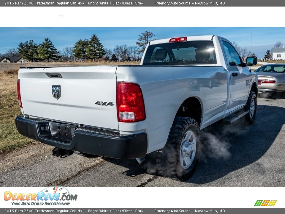 2016 Ram 2500 Tradesman Regular Cab 4x4 Bright White / Black/Diesel Gray Photo #4