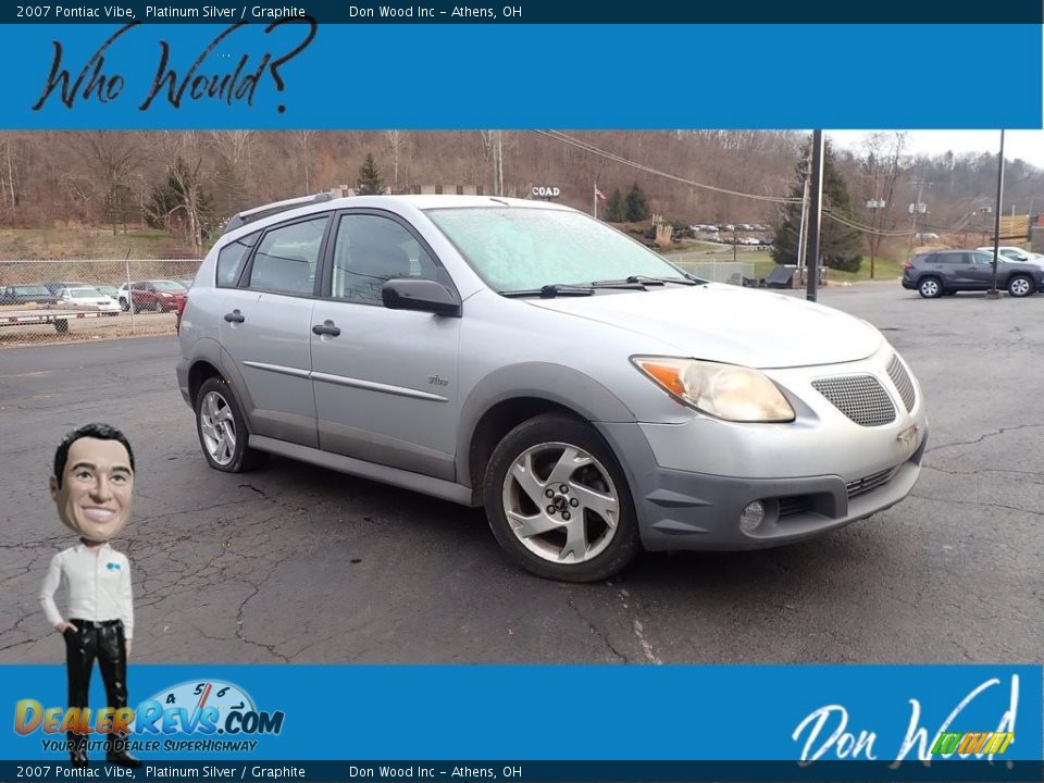 2007 Pontiac Vibe Platinum Silver / Graphite Photo #1