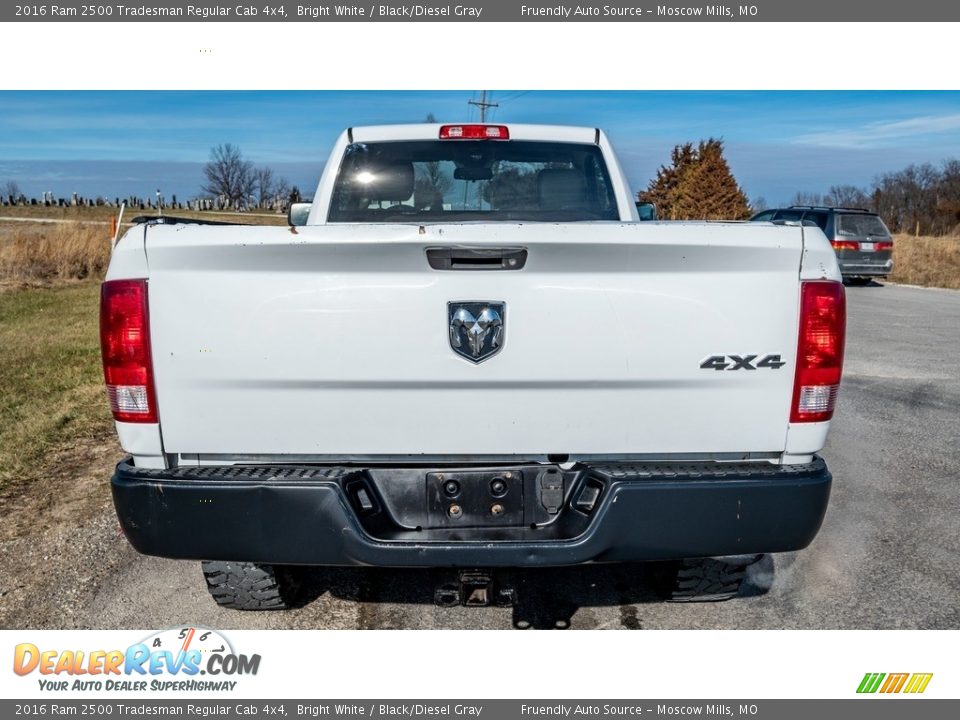 2016 Ram 2500 Tradesman Regular Cab 4x4 Bright White / Black/Diesel Gray Photo #5