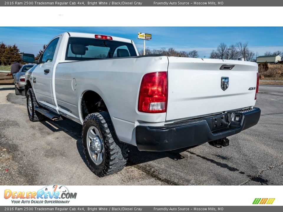 2016 Ram 2500 Tradesman Regular Cab 4x4 Bright White / Black/Diesel Gray Photo #6